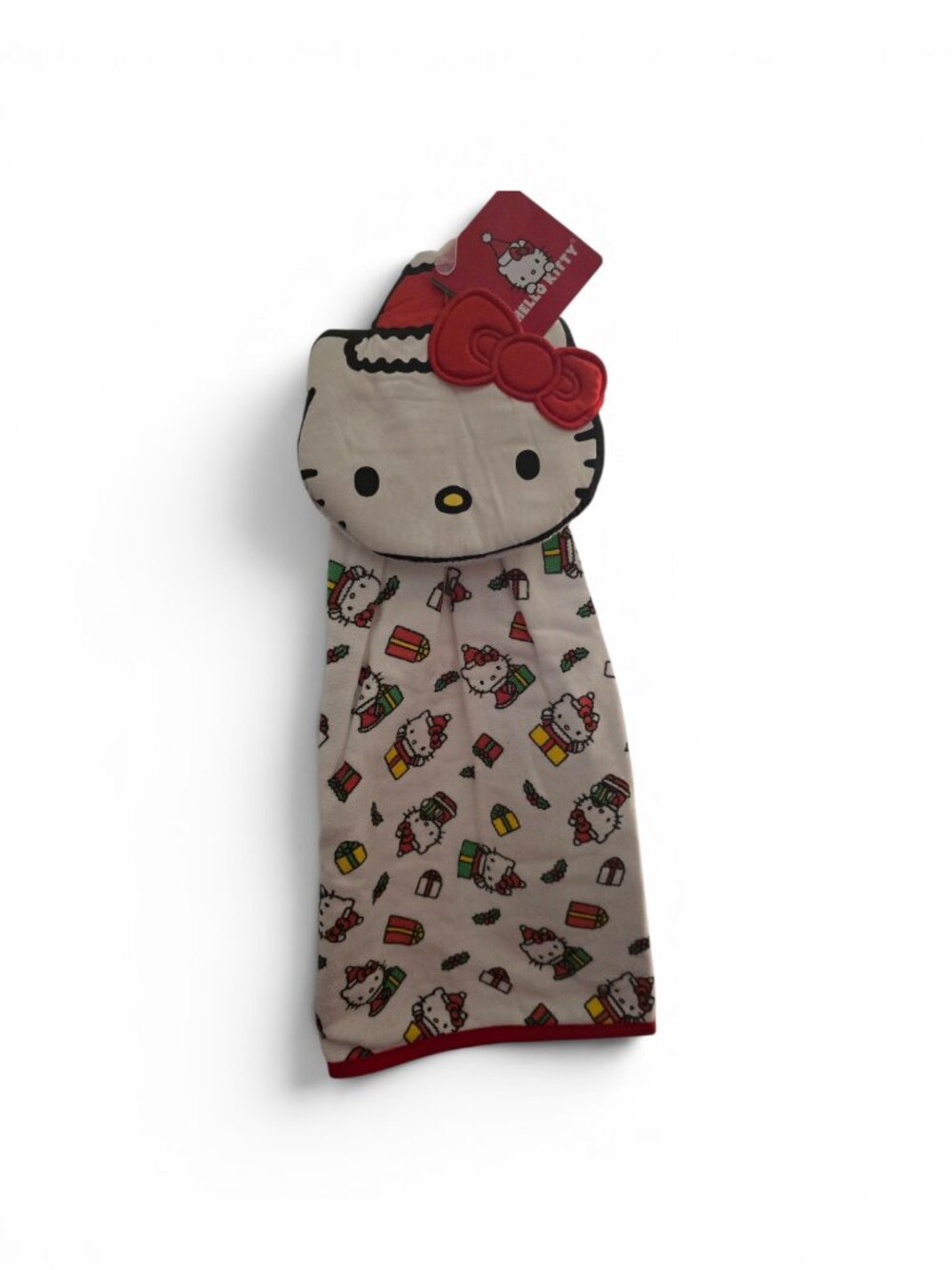 Hello Kitty Christmas Towels Set 2 Sanrio Holiday Kitchen Decor NWT Cute Gift